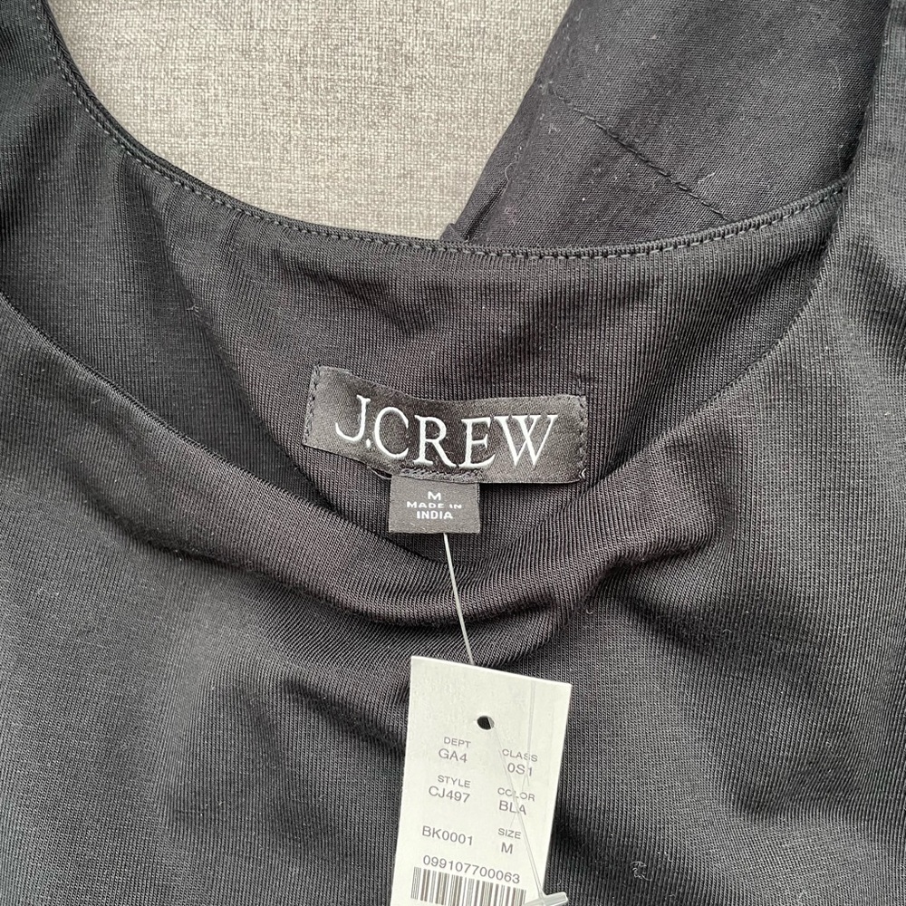 J. Crew Black Drop waist mixy dress black - Picture 7 of 7